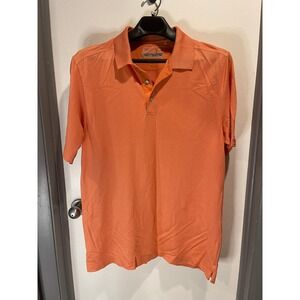 Cutter & Buck Dry Tec Luxe Mens Polo Size XL (Orange)